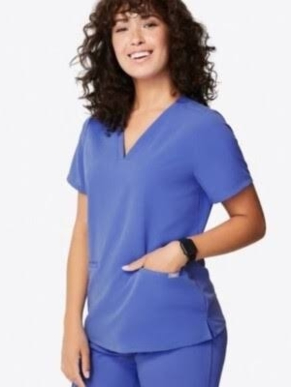 Figs Denim Casma Scrub Top